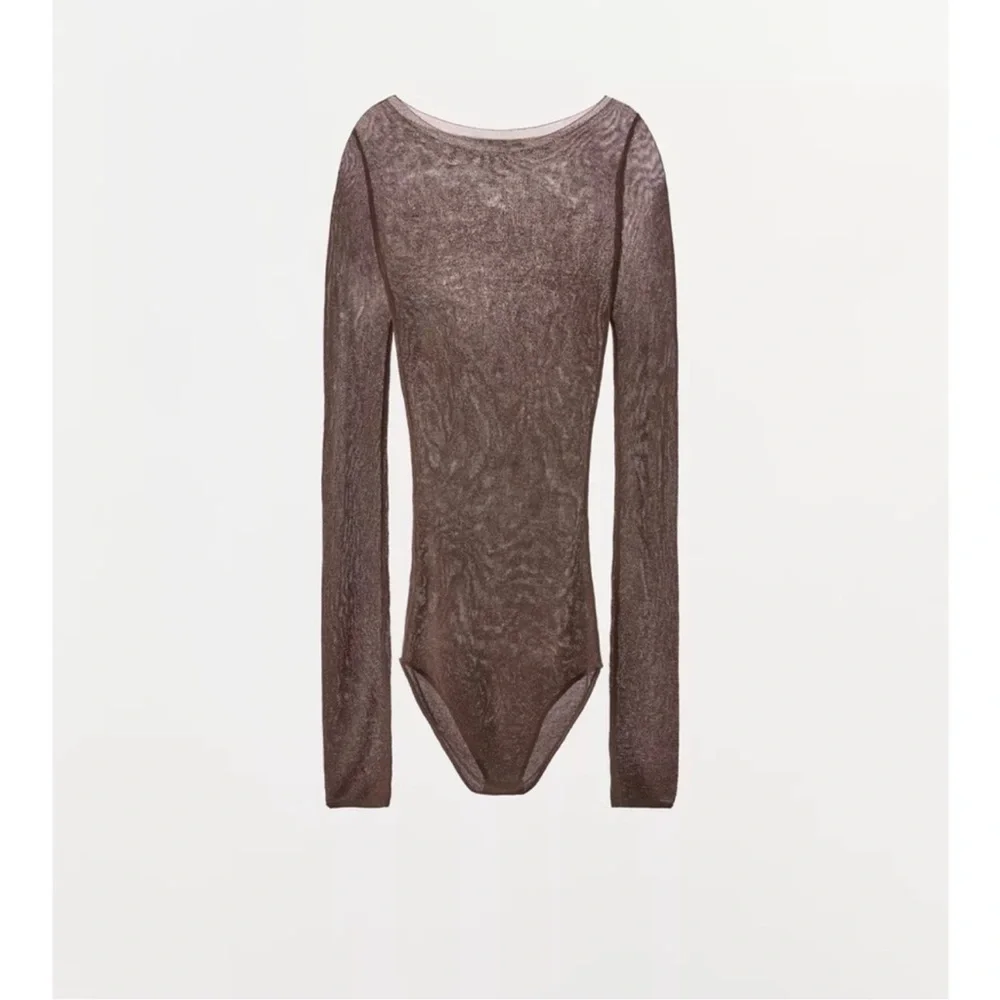 ZARA 100% VISCOSE KNIT BODYSUIT - Picture 3 of 10